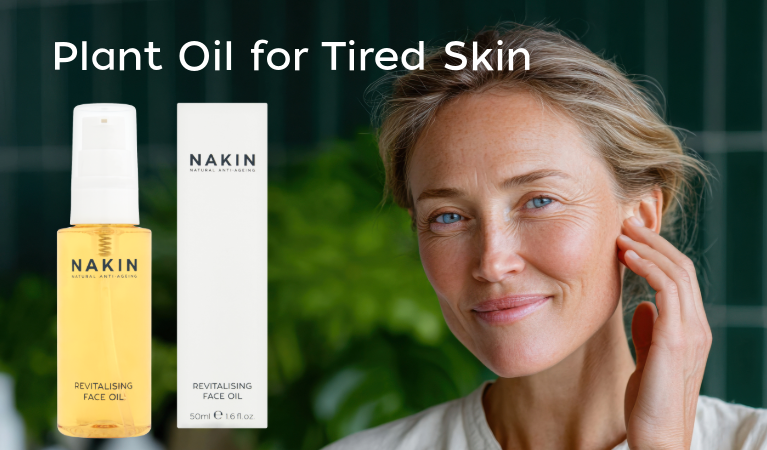 Plant Based Face Oil for Tired Skin